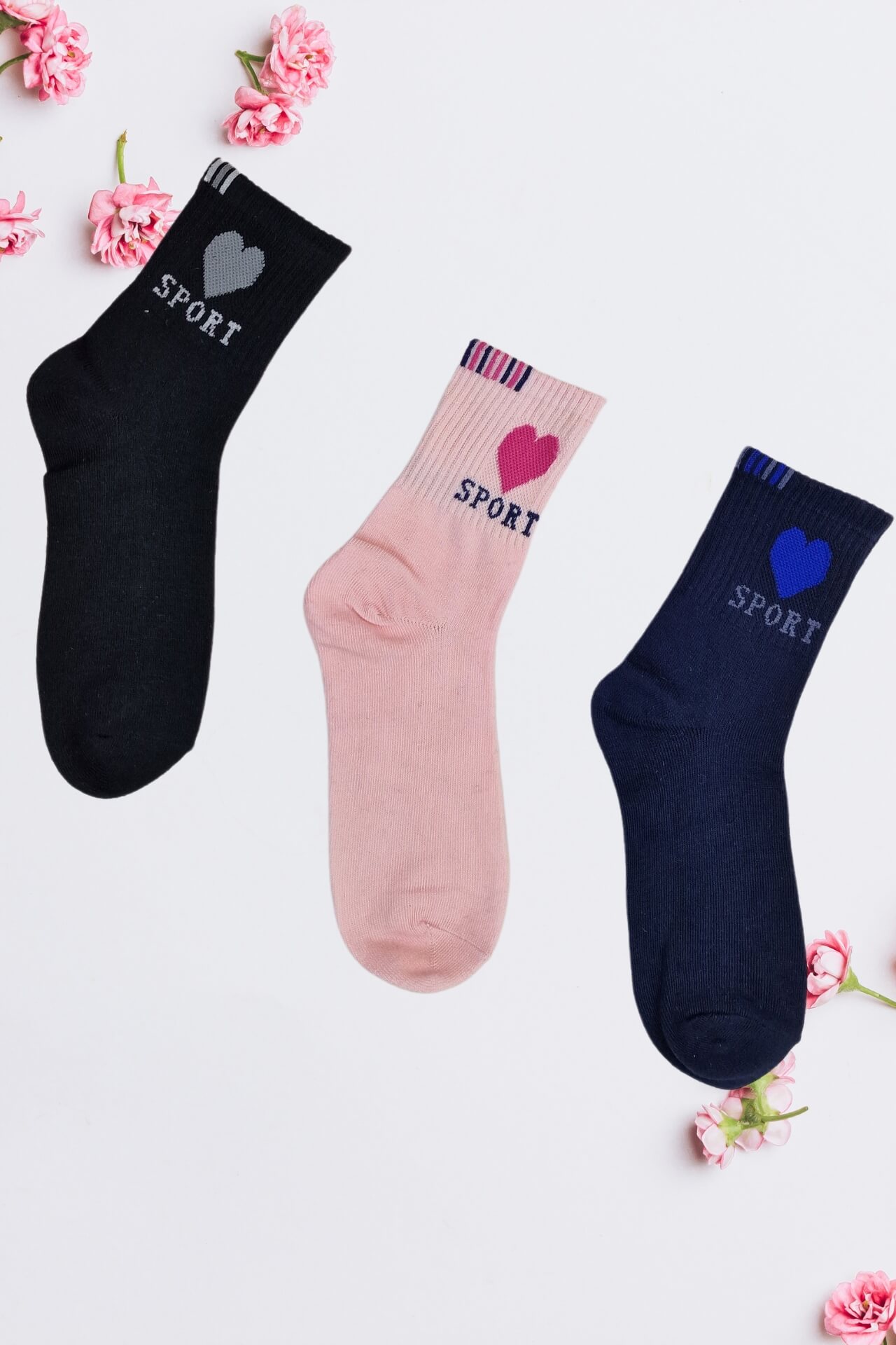 Κάλτσες Γυναικείες 3 Ζεύγη R7501 (1)