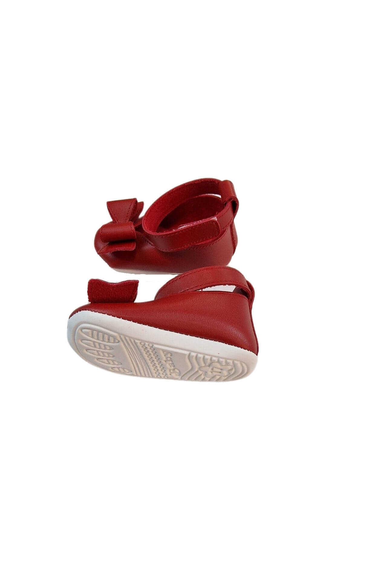 Παπούτσια Αγκαλιάς Δερματίνη Με Φιογκάκι W0338 (1)